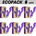 ECOPACK 6 UNIDADES - WOMANVIBE DONNA VIBRADOR DE SILICONE RECARREGVEL - D-231534 - Dona Pimenta
