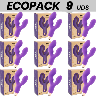 ECOPACK 6 UNIDADES - WOMANVIBE VANIX SILICONE ESTIMULADOR VIBRADOR - D-231536 - Dona Pimenta