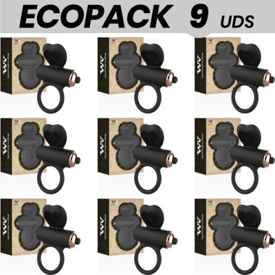 ECOPACK 9 UNIDADES - WOMANVIBE ANEL VIBRANTE DE SILICONE ZEUS - D-231539 - Dona Pimenta