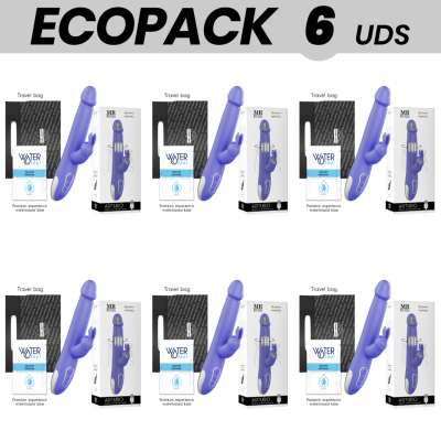 ECOPACK 6 UNIDADES - MR BOSS ARTURO VIBRATOR & ROTATOR COMPATIBLE CON WATCHME WIRELESS TECHNOLOGY - D-233005 - Dona Pimenta