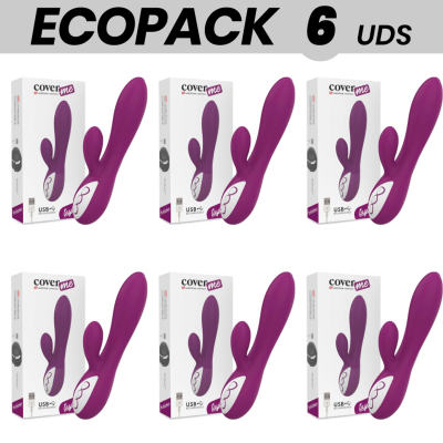 ECOPACK 6 UNIDADES - VIBRADOR COVERME TAYLOR COMPATÍVEL COM TECNOLOGIA SEM FIO WATCHME - D-233336 - Dona Pimenta
