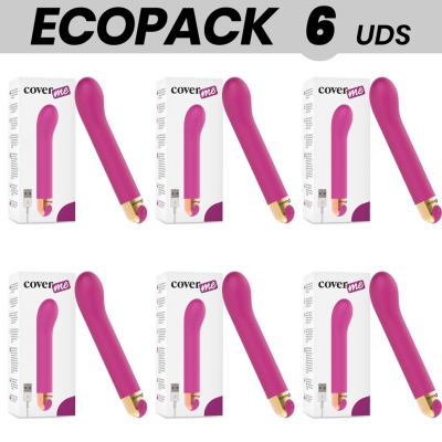ECOPACK 6 UNIDADES - VIBRADOR COVERME G-SPOT 10 VELOCIDADES - D-233338 - Dona Pimenta