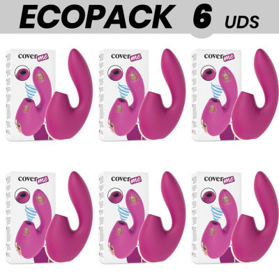 ECOPACK 6 UNIDADES - COVERME CLITORAL E ESTIMULADOR DE PONTO G - D-233339 - Dona Pimenta