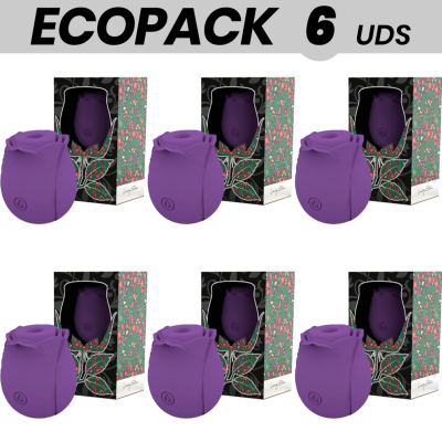 ECOPACK 6 UNIDADES - MIA ROSE CLITORIS SUCTION WAVES EDIÇÃO LIMITADA - ROXO - D-233610 - Dona Pimenta