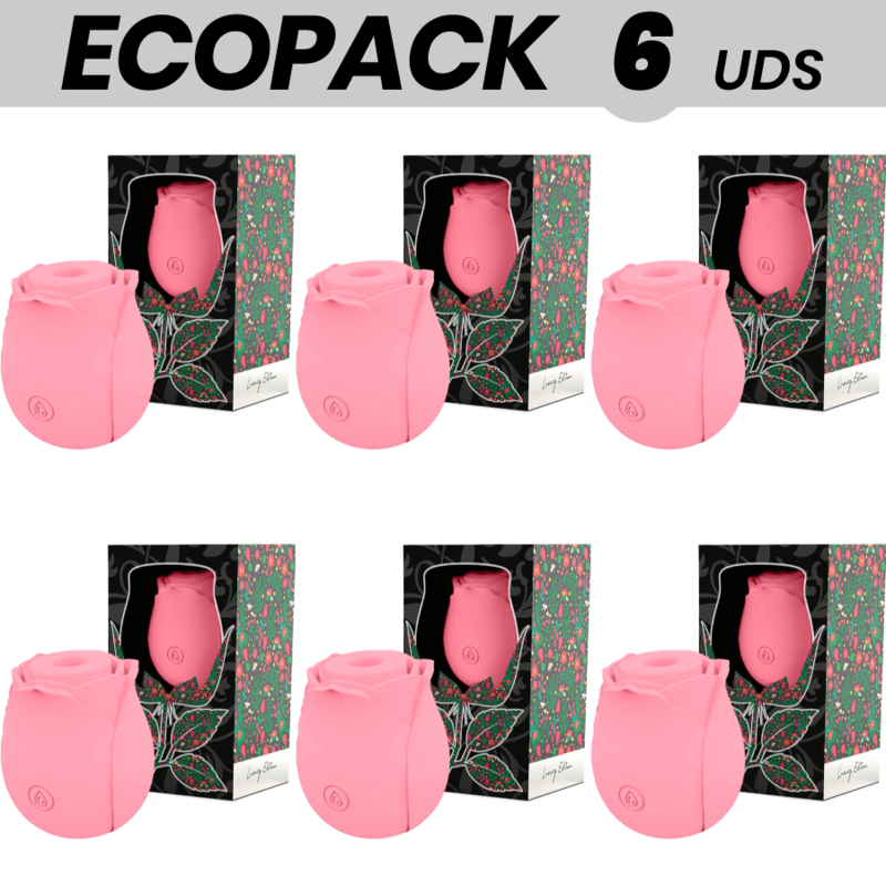 ECOPACK 6 UNIDADES - MIA ROSE CLITORIS SUCTION WAVES EDIÇÃO LIMITADA - ROSA - D-233611 - Dona Pimenta