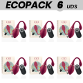 ECOPACK 6 UNIDADES - CICI BEAUTY PREMIUM SILICONE EGG VIBRATOR REMOTE CONTROL - D-233625 - Dona Pimenta