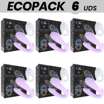 ECOPACK 6 UNIDADES - MIA RIN CONTROLE REMOTO PARA CASAIS - D-221523 - Dona Pimenta