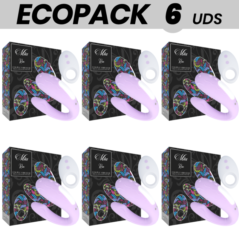 ECOPACK 6 UNIDADES - MIA RIN CONTROLE REMOTO PARA CASAIS - D-221523 - Dona Pimenta