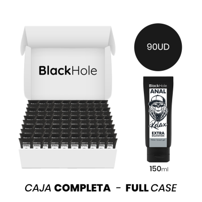 MOQ 90 - GEL À BASE DE ÁGUA BLACK HOLE EXTRA DILATAÃÃO 150 ML - D-234736 - Dona Pimenta