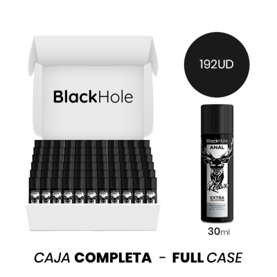 MOQ 192 - DILATAÃÃO ANAL À BASE DE SILICONE BLACK HOLEGEL 30 ML - D-236846 - Dona Pimenta