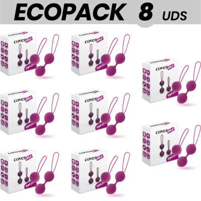 ECOPACK 8 UNIDADES - COVERME KEGEL TREINADOR PÉLVICO LILS - D-213338 - Dona Pimenta