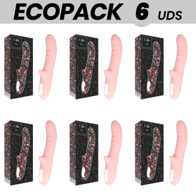 ECOPACK 6 UNIDADES - MIA PISA PINK ROTATOR VIBRADOR - D-221531 - Dona Pimenta