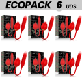 ECOPACK 6 UNIDADES - MIA VIENNA DUPLO PRAZER LICKING + PARA CIMA E PARA BAIXO - D-234839 - Dona Pimenta