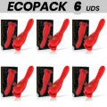 ECOPACK 6 UNIDADES - MIA SIENA TRIPLO PRAZER VIBRANDO + MORDENDO - D-237668 - Dona Pimenta