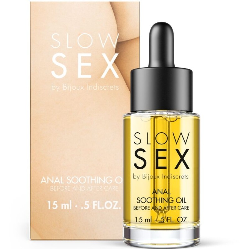 BIJOUX INDISCRETS - ÓLEO ANAL CALMANTE PARA SEXO LENTO 15 ML - D-244853 - Dona Pimenta