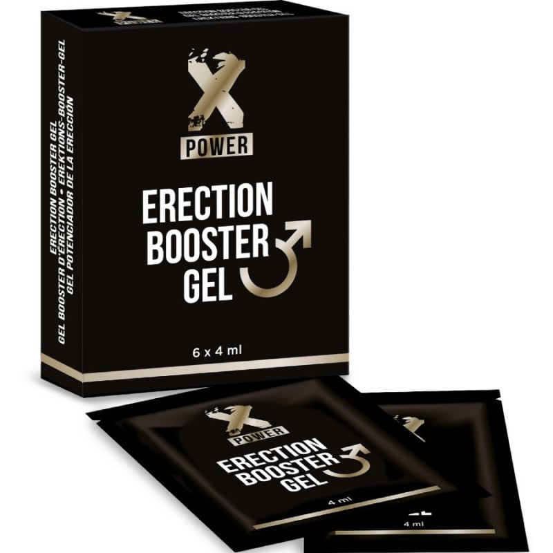 XPOWER ERECTION BOOSTER GEL 6 X 4 ML - D-229425 - Dona Pimenta