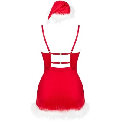 LIVCO CORSETTI FASHION - AGETHE LC 90607 CAMISOLA + CALCINHA FIO DENTAL + CHAPÃU DE NATAL TAMANHO L/XL - D-244918 - Dona Pimenta