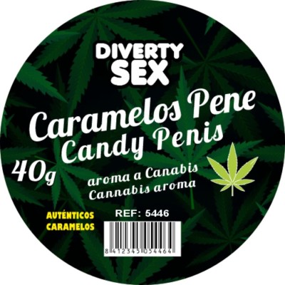 DIABLO GOLOSO - 20 PÉNIS DOCES CANNABIS AROMA - D-244783 - Dona Pimenta