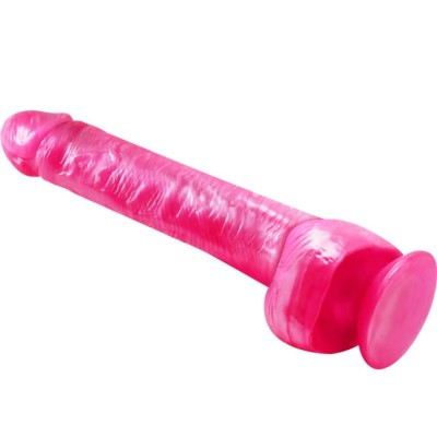 DONG DILDO REALISTICO ROSA CON VENTOSA - D-218806 - Dona Pimenta