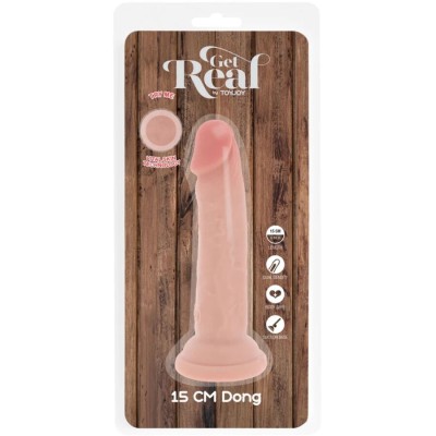 GET REAL - PÉNIS REALISTA DE LUXO 15 CM - D-244859 - Dona Pimenta