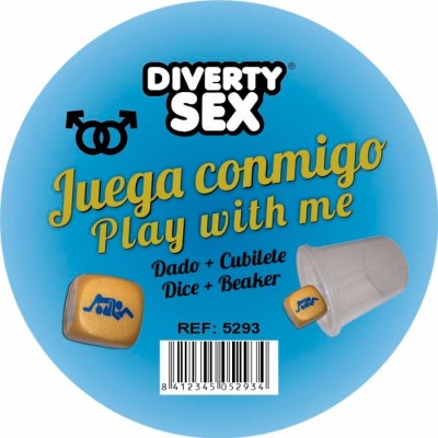 DIABLO PICANTE - DADO DURO DOURADO COM POSIÇÕES DE HOMENS E CUBO - D-244762 - Dona Pimenta