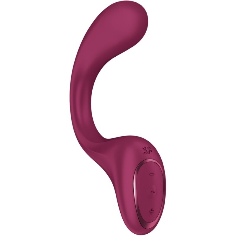 SATISFYER - G FOR GODDESS 2 RABBIT VIBRATOR BOTTLE BORDEAUX - D-244930 - Dona Pimenta
