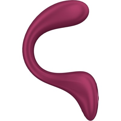 SATISFYER - G FOR GODDESS 2 RABBIT VIBRATOR BOTTLE BORDEAUX - D-244930 - Dona Pimenta