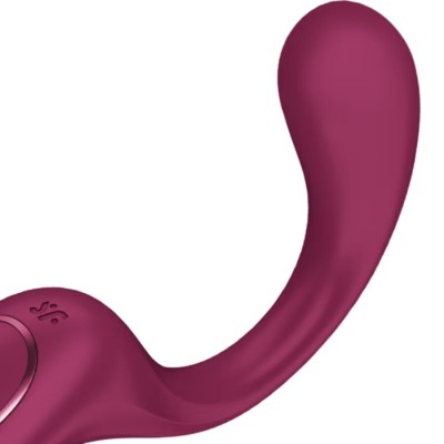 SATISFYER - G FOR GODDESS 2 RABBIT VIBRATOR BOTTLE BORDEAUX - D-244930 - Dona Pimenta