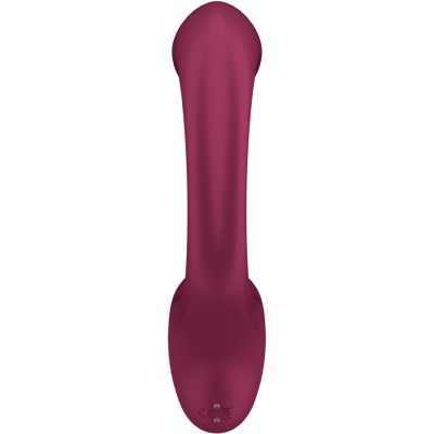 SATISFYER - G FOR GODDESS 2 RABBIT VIBRATOR BOTTLE BORDEAUX - D-244930 - Dona Pimenta