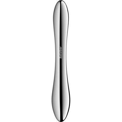 SATISFYER - PURE GRAVITY 1 DILDO DE AÃO INOXIDÃVEL COM DUAS EXTREMIDADES - D-244933 - Dona Pimenta