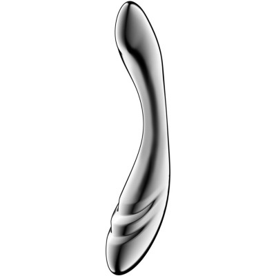 SATISFYER - PURE GRAVITY 3 DILDO DE AÃO INOXIDÃVEL COM DUAS EXTREMIDADES - D-244935 - Dona Pimenta