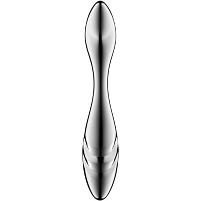 SATISFYER - PURE GRAVITY 3 DILDO DE AÃO INOXIDÃVEL COM DUAS EXTREMIDADES - D-244935 - Dona Pimenta