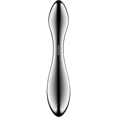 SATISFYER - PURE GRAVITY 3 DILDO DE AÃO INOXIDÃVEL COM DUAS EXTREMIDADES - D-244935 - Dona Pimenta