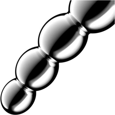 SATISFYER - STAR FORCE 1 DILDO DE AÃO INOXIDÃVEL COM DUAS EXTREMIDADES - D-244936 - Dona Pimenta