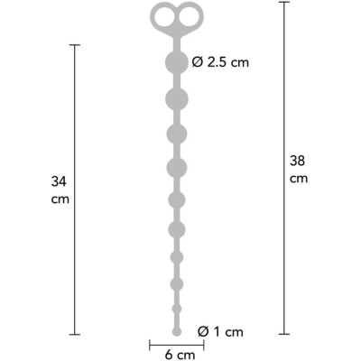 TOYJOY - BOLAS ANAIS FLEXÃVEIS - D-244857 - Dona Pimenta