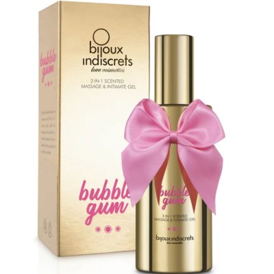 BIJOUX BUBBLE GUM 2 EM 1 SILICONE GEL 100 ML - D-218842 - Dona Pimenta