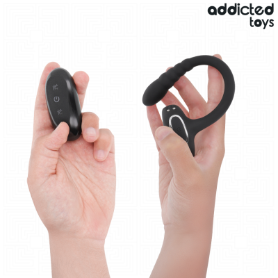 ADDICTED TOYS - ANEL PÚNICO VIBRANTE COM CONTROLE REMOTO - D-244705 - Dona Pimenta