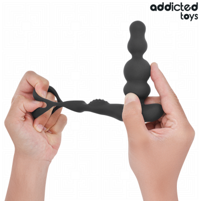 ADDICTED TOYS - MASSAGEADOR DE PRÓSTATA GIRATÃRIO COM CONTROLE REMOTO - D-244706 - Dona Pimenta