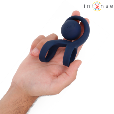 INTENSE  - ANEL PENIANO TYSON COM BOLA VIBRATÓRIA Ã 3,2 CM - D-244713 - Dona Pimenta