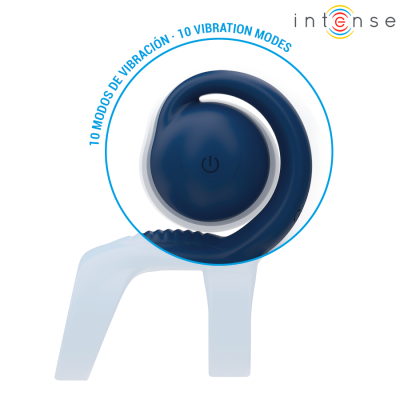 INTENSE  - ANEL PENIANO TYSON COM BOLA VIBRATÓRIA Ã 3,2 CM - D-244713 - Dona Pimenta