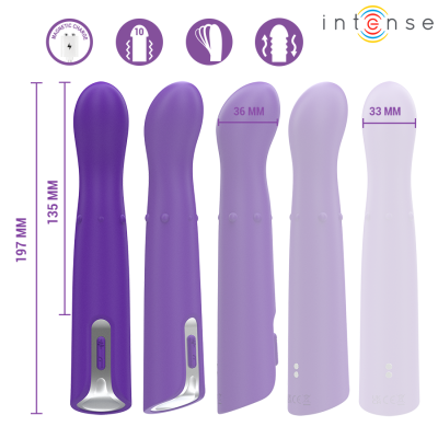 INTENSE - HELENA BEADS VIBRADOR WIGGLE UP & DOWN 13,5 CM - D-244712 - Dona Pimenta