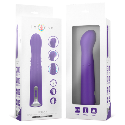INTENSE - HELENA BEADS VIBRADOR WIGGLE UP & DOWN 13,5 CM - D-244712 - Dona Pimenta