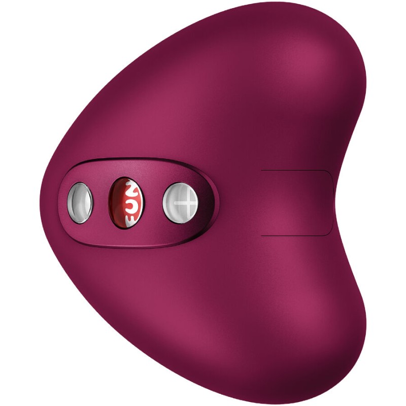 FUN FACTORY - VIBRADOR LIBERA AIR PULSE VERMELHO VINHO - D-244236 - Dona Pimenta