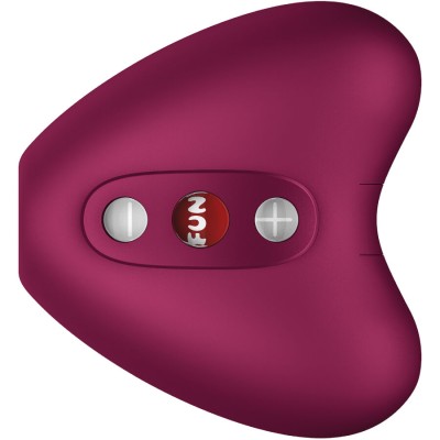 FUN FACTORY - VIBRADOR LIBERA AIR PULSE VERMELHO VINHO - D-244236 - Dona Pimenta