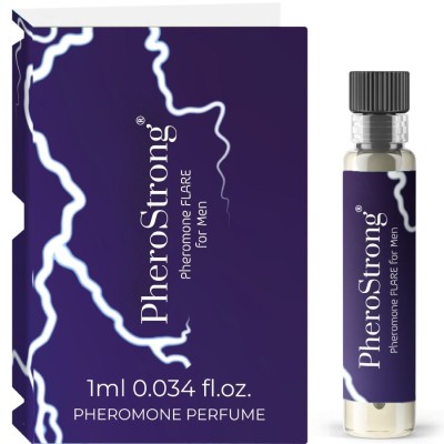 PHEROSTRONG - FLARE PERFUME COM FEROMÓNIOS PARA HOMENS 1 ML - D-244946 - Dona Pimenta