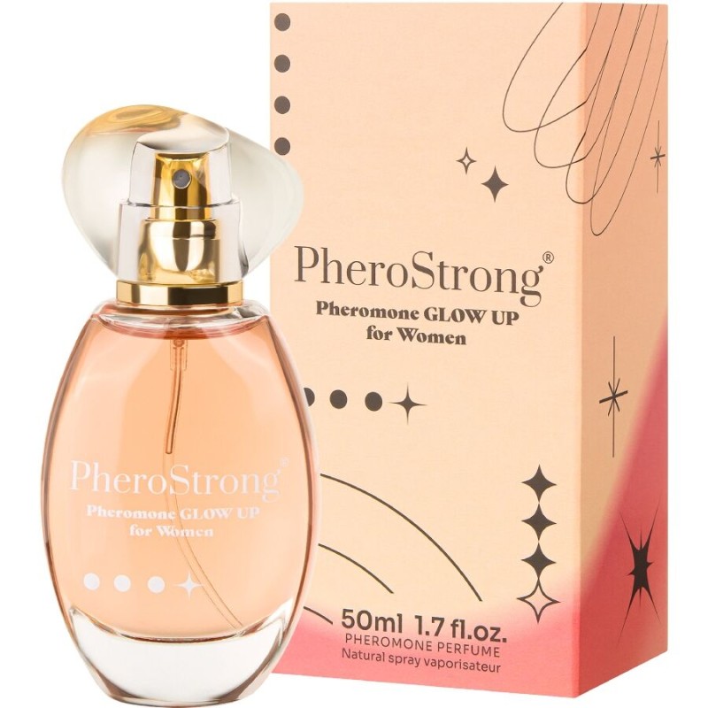 PHEROSTRONG - PERFUME DE FEROMÓNIOS GLOW UP PARA MULHERES 50 ML - D-244941 - Dona Pimenta