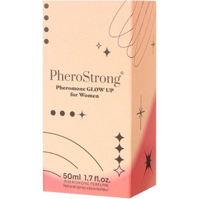 PHEROSTRONG - PERFUME DE FEROMÓNIOS GLOW UP PARA MULHERES 50 ML - D-244941 - Dona Pimenta