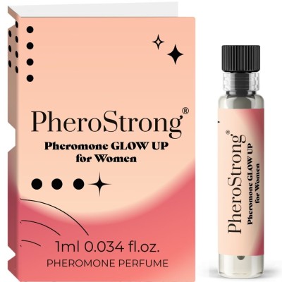 PHEROSTRONG - PERFUME DE FEROMÓNIOS GLOW UP PARA MULHERES 1 ML - D-244945 - Dona Pimenta